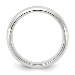 Sterling Silver 4mm Comfort Fit Size 4 Band