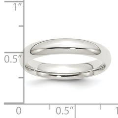 Sterling Silver 4mm Comfort Fit Size 4 Band