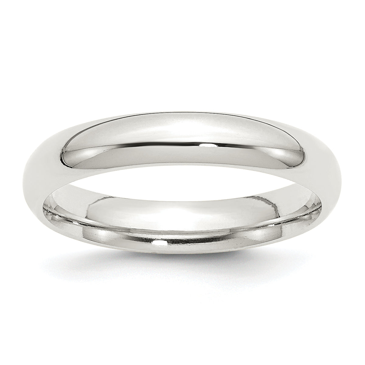 Sterling Silver 4mm Comfort Fit Size 12 Band