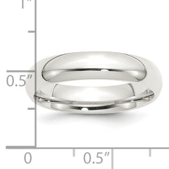 Sterling Silver 5mm Comfort Fit Size 4 Band