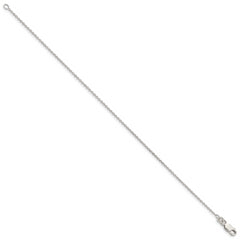 Sterling Silver 1.25mm Cable Chain Anklet