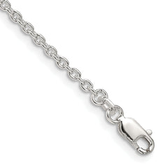 Sterling Silver 2.25mm Cable Chain