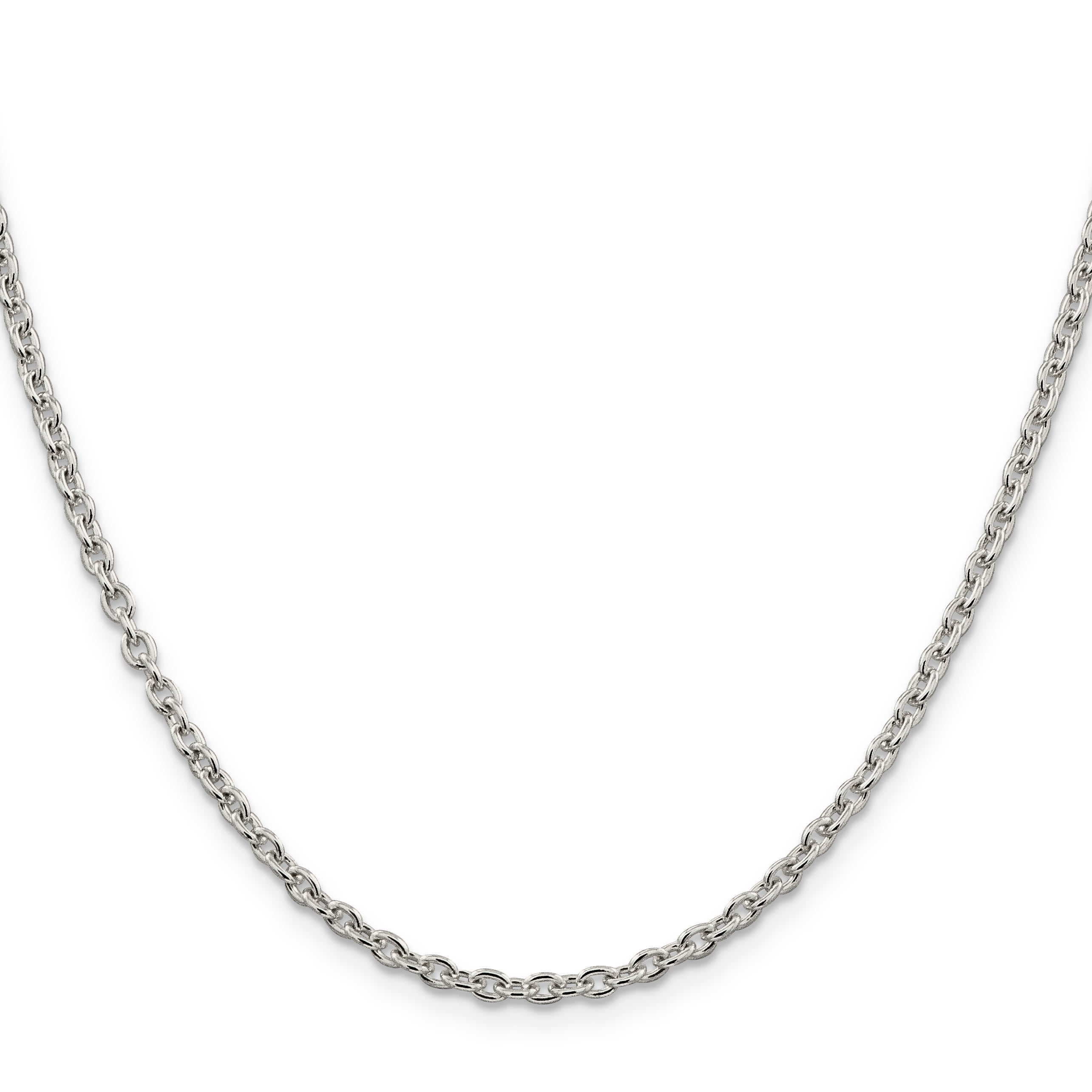 Sterling Silver 2.75mm Cable Chain