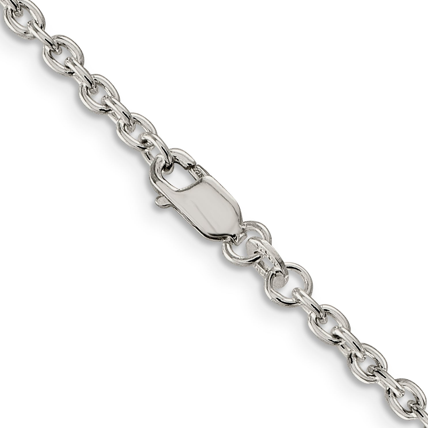 Sterling Silver 2.75mm Cable Chain