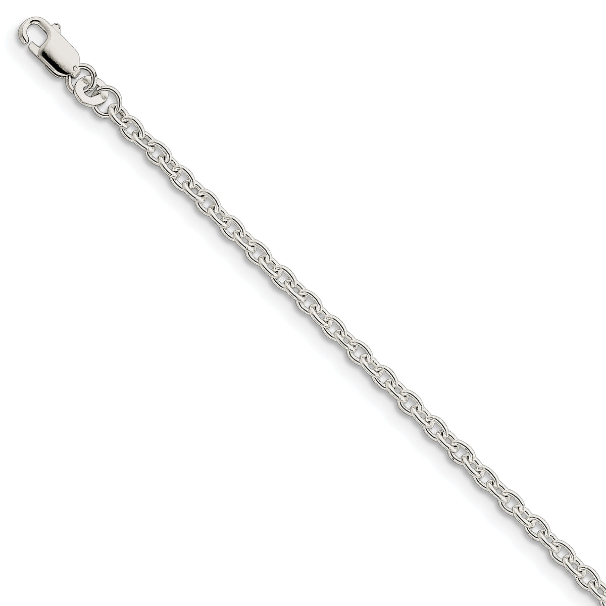 Sterling Silver 2.75mm Cable Chain