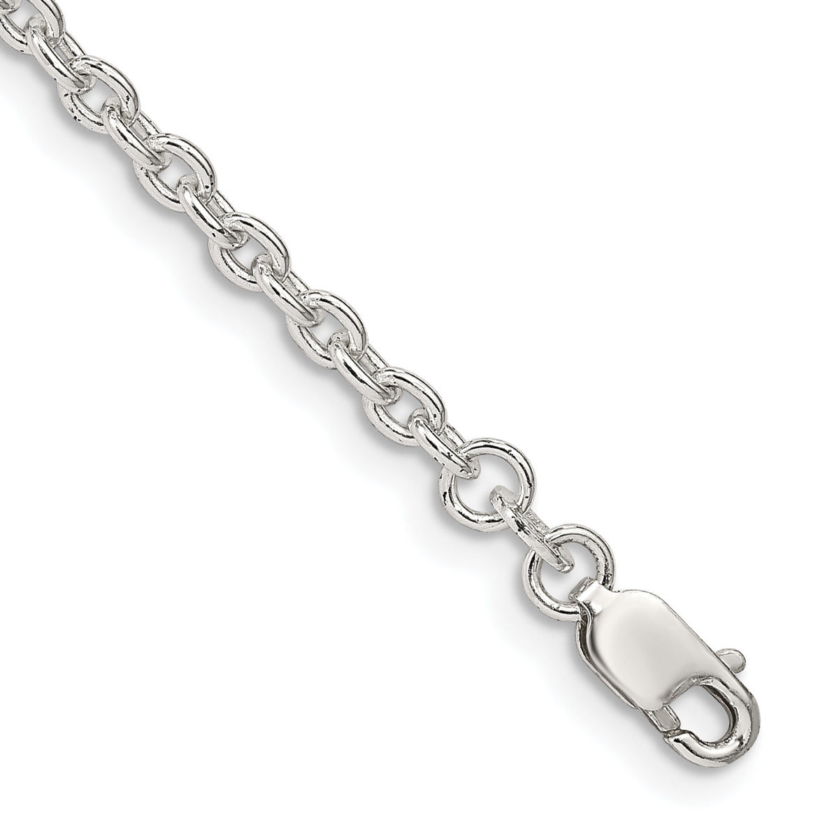 Sterling Silver 2.75mm Cable Chain