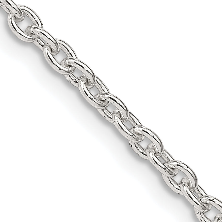 Sterling Silver 2.75mm Cable Chain