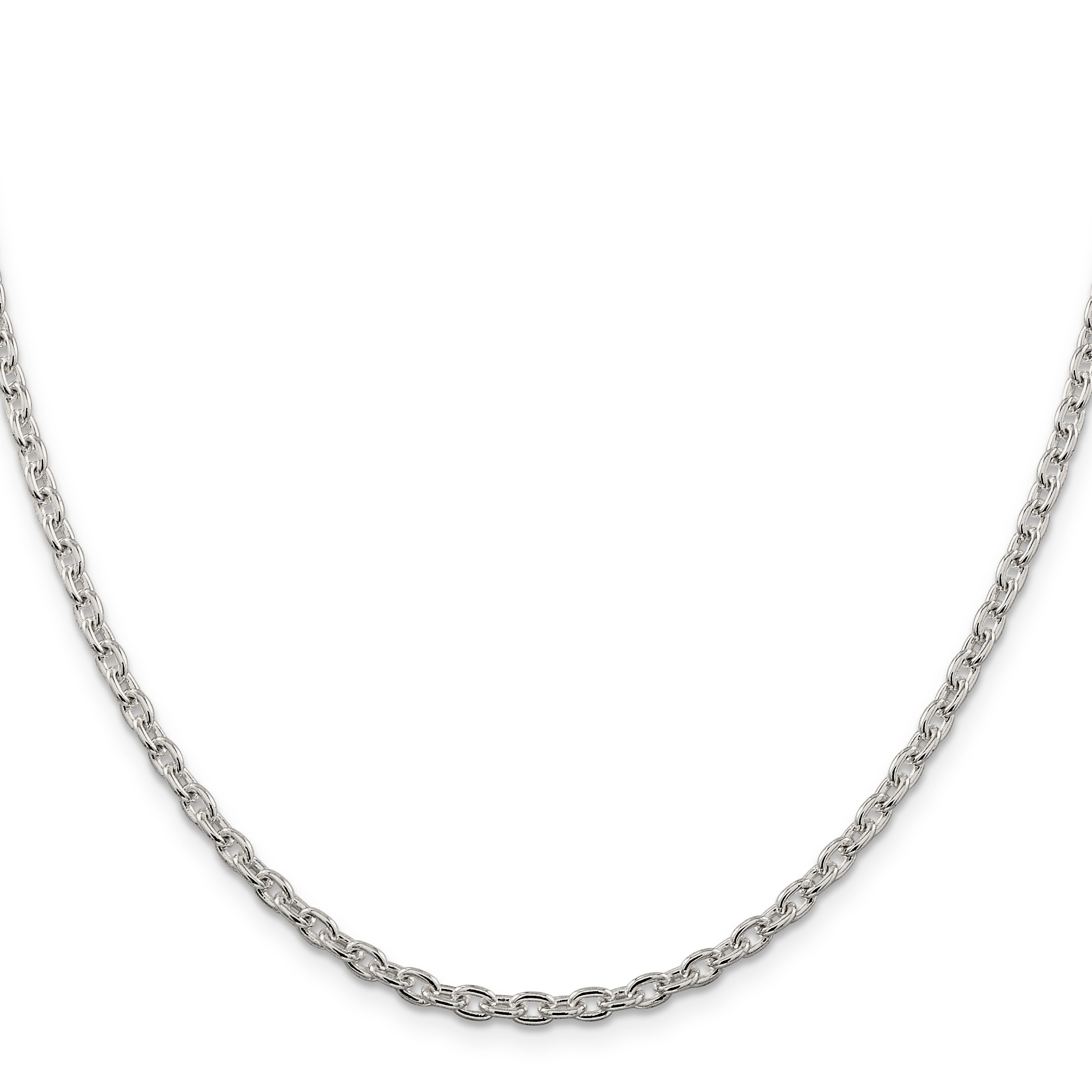 Sterling Silver 3.5mm Cable Chain