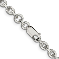 Sterling Silver 4.5mm Cable Chain