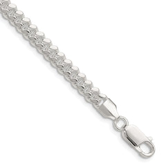 Sterling Silver Polished 5.7mm Domed Curb Chain