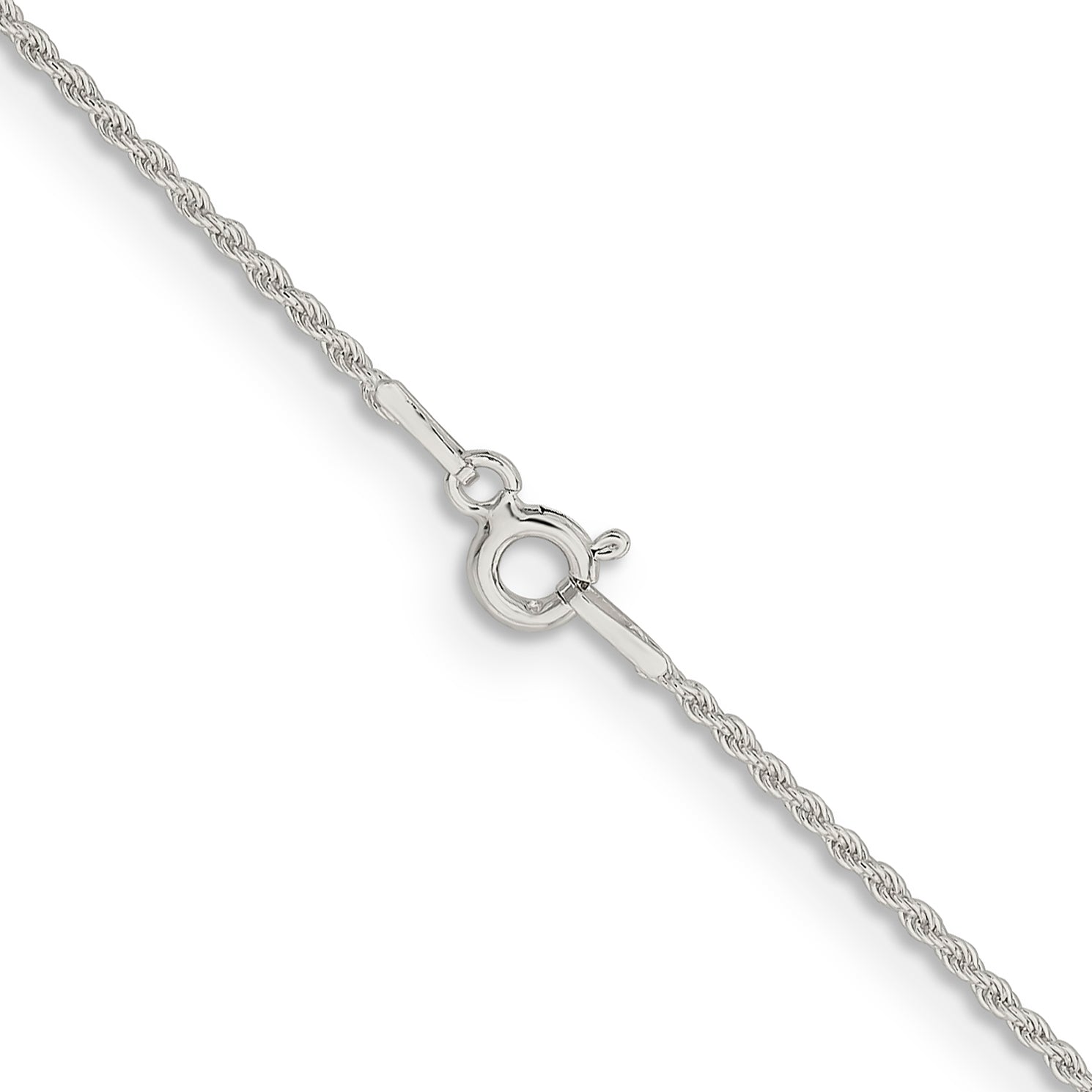 Sterling Silver 1.3mm Solid Rope Chain