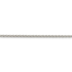 Sterling Silver 2mm Diamond-Cut Spiga Chain