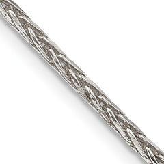 Sterling Silver 2.5mm Diamond-cut Spiga Chain