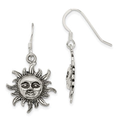 Sterling Silver Sun Earrings