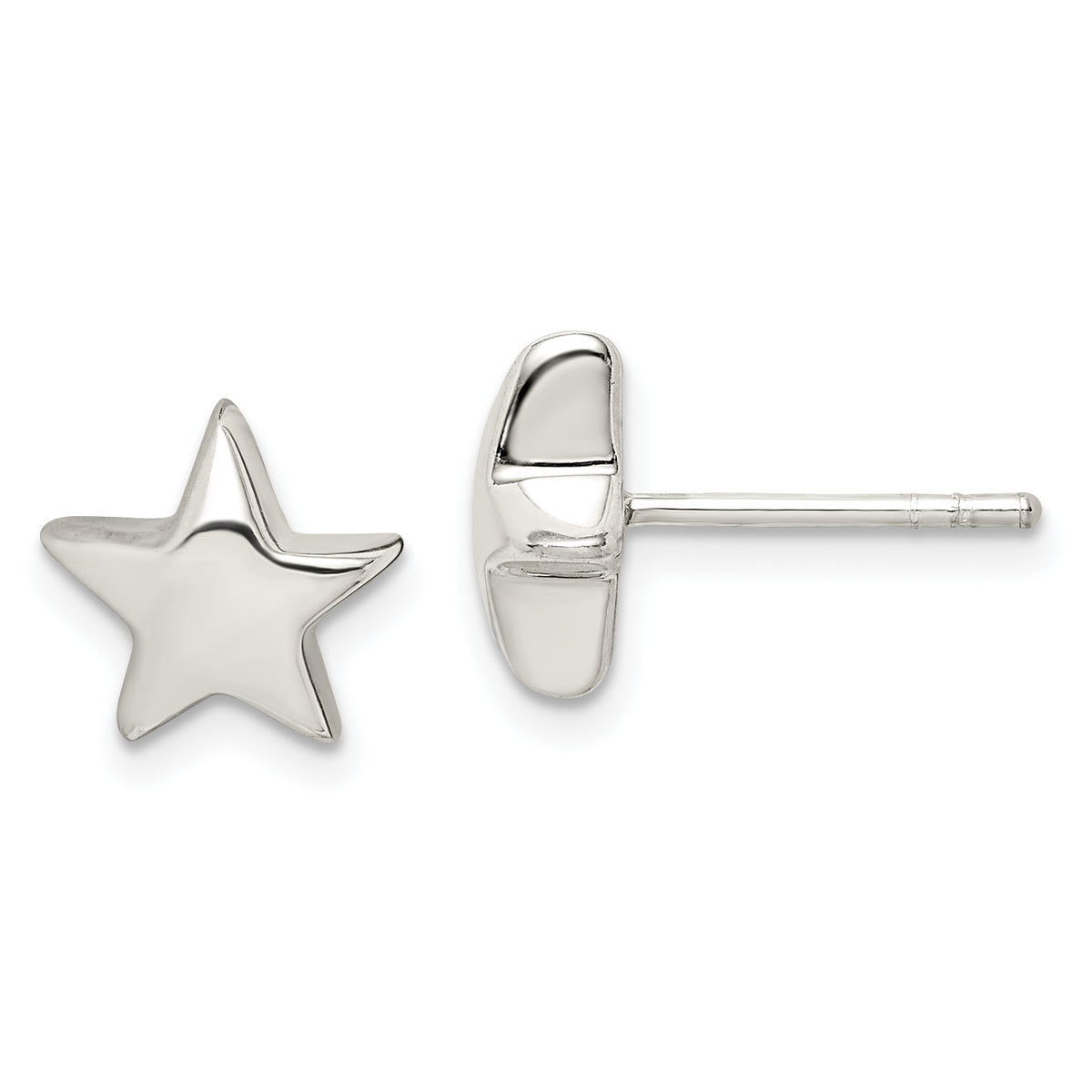 Sterling Silver Star Earrings