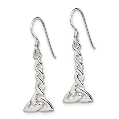 Sterling Silver Twisted Knot Dangle Earrings