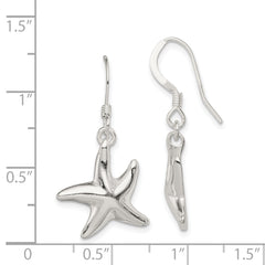 Sterling Silver Starfish Earrings