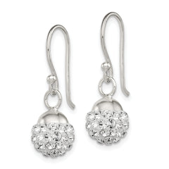 Sterling Silver Dangle with Stellux Crystal Earrings