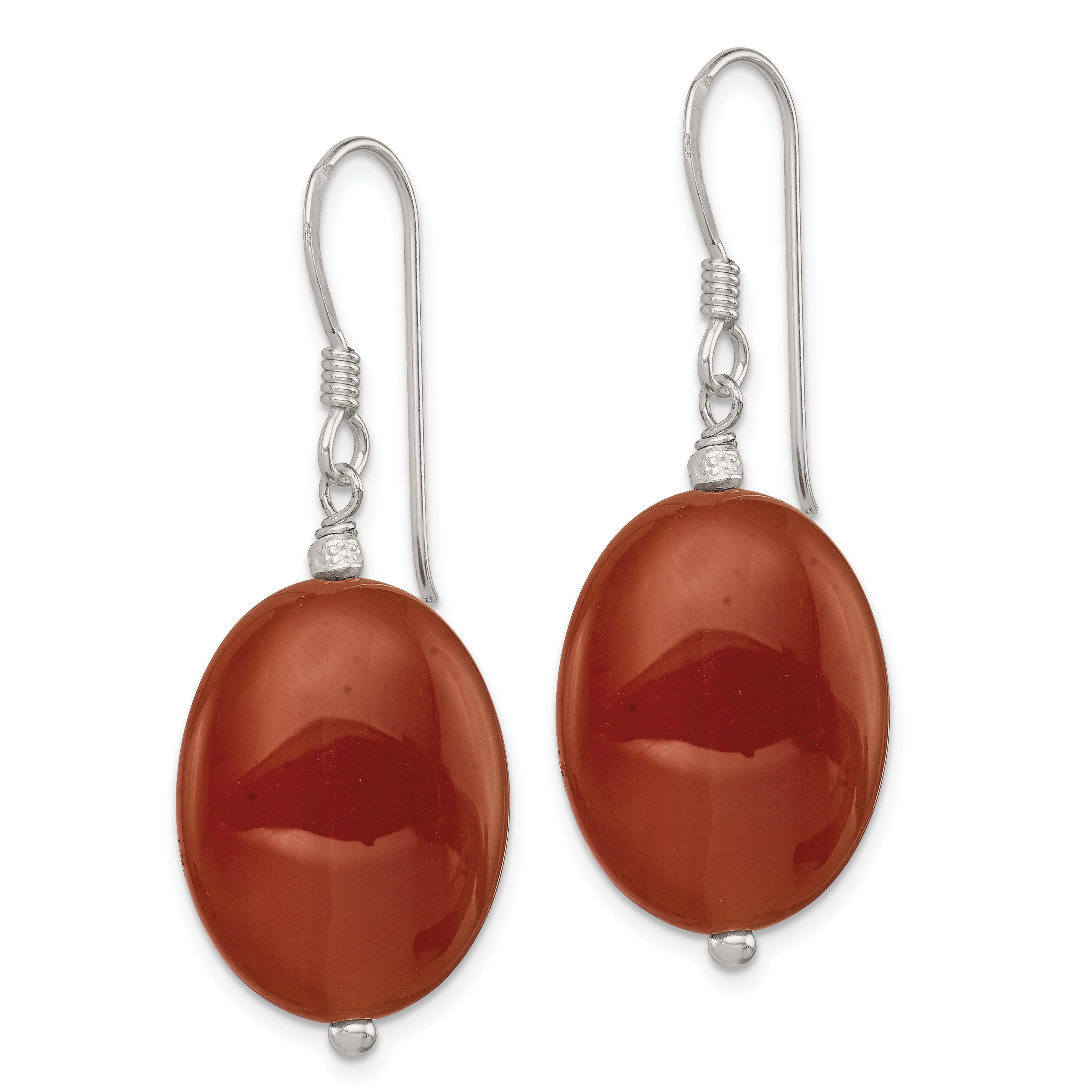 Sterling Silver Carnelian Earrings