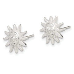 Sterling Silver Sun Mini Earrings