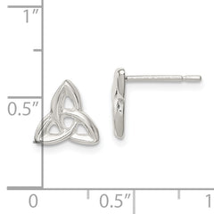 Sterling Silver Trinity Post Earrings