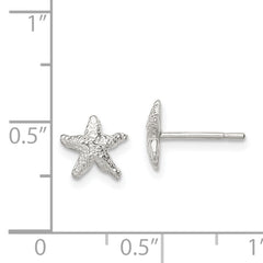 Sterling Silver Starfish Mini Earrings