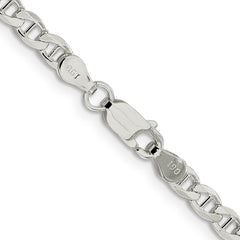 Sterling Silver 4.15mm Flat Cuban Anchor Chain