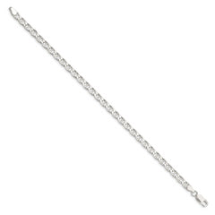 Sterling Silver 4.65mm Flat Cuban Anchor Chain