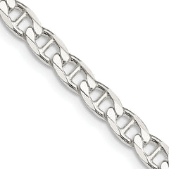 Sterling Silver 4.65mm Flat Cuban Anchor Chain