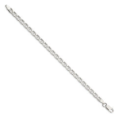 Sterling Silver 5.7mm Flat Cuban Anchor Chain