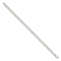 Sterling Silver 5mm Beveled Curb Chain