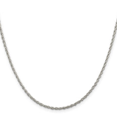 Sterling Silver 2mm Loose Rope Chain