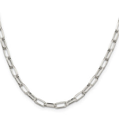 Sterling Silver 5mm Elongated Open Link Chain