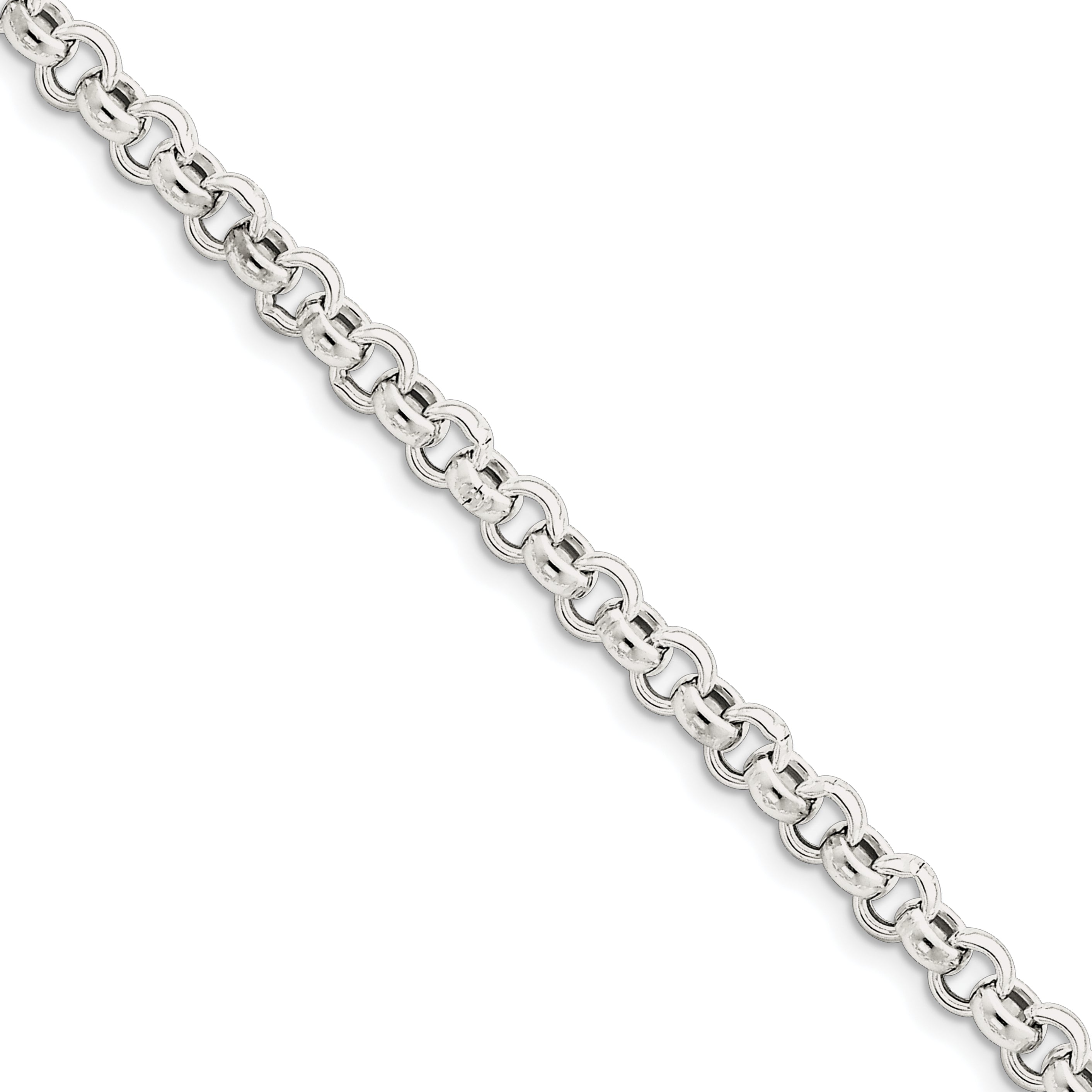 Sterling Silver 6.5mm Rolo Chain