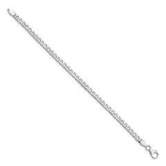 Sterling Silver Polished 5mm Curb Chain