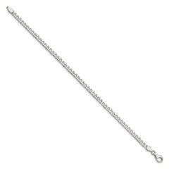 Sterling Silver Polished 3.5mm Curb Chain