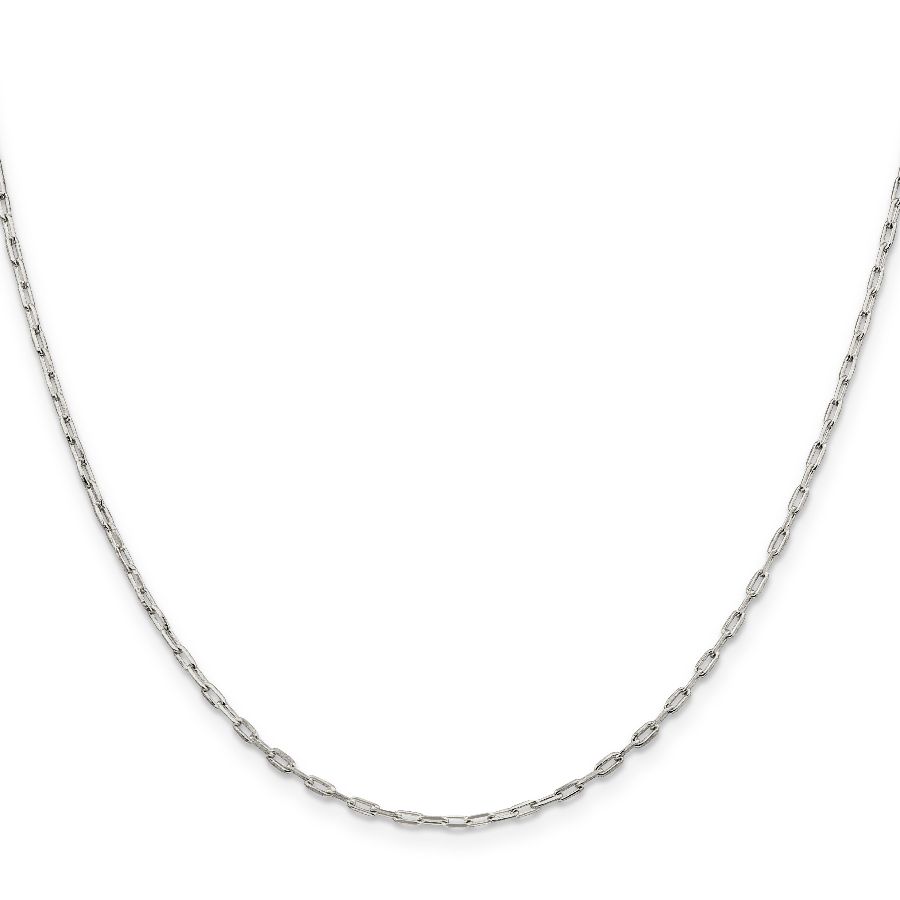 Sterling Silver 1.75mm Elongated Open Link Chain