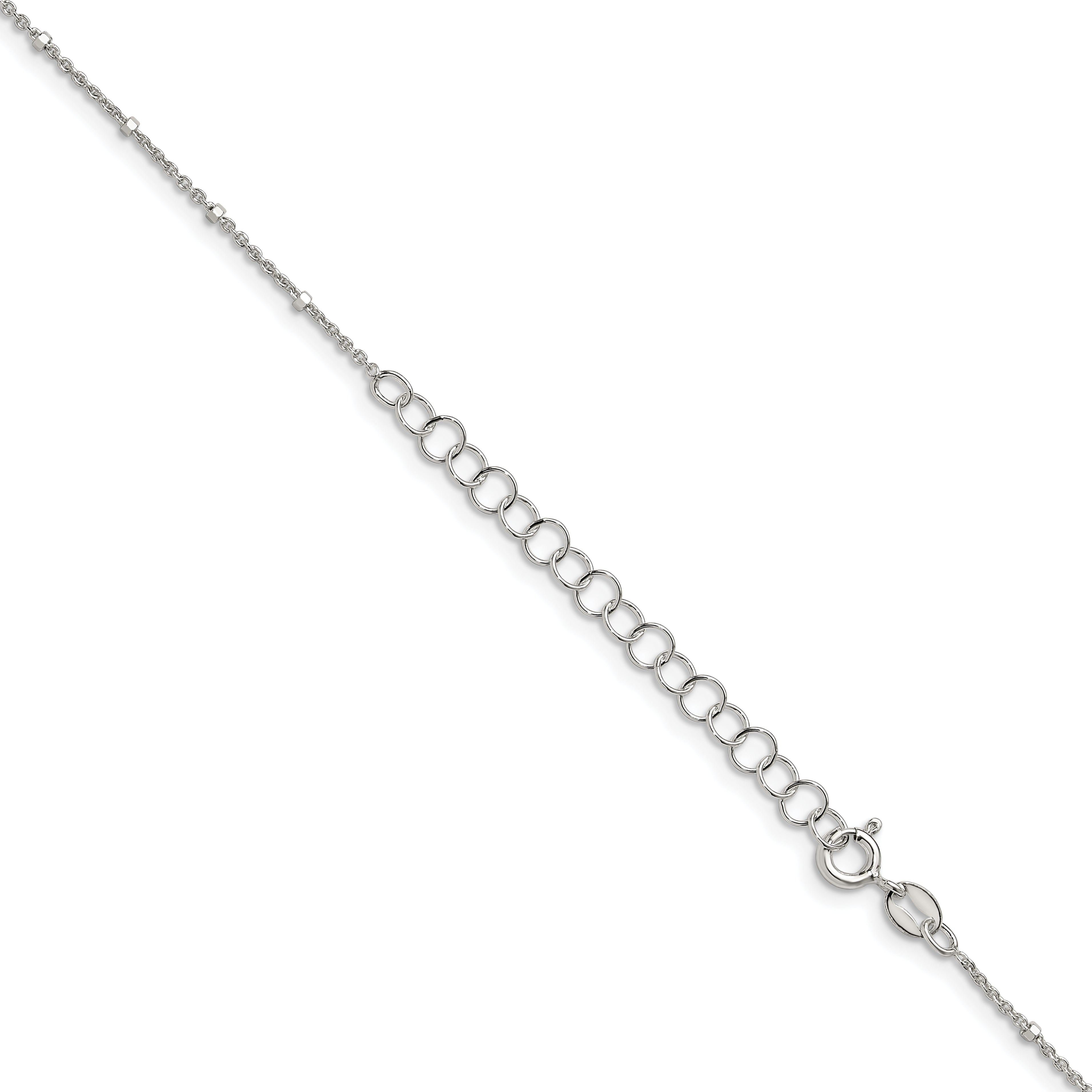 Sterling Silver 1.25mm Rolo with Beads Chain