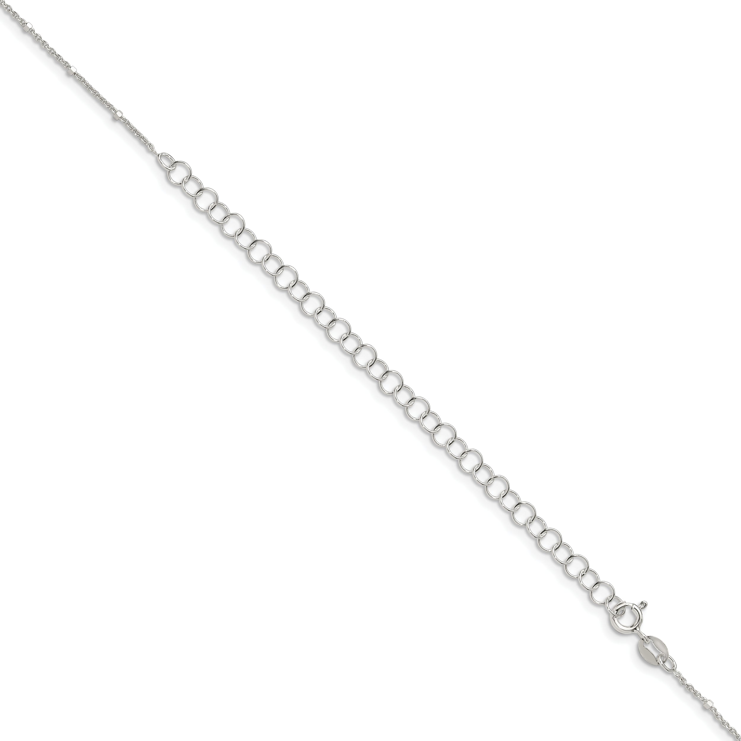 Sterling Silver 1.25mm Rolo with Beads Chain