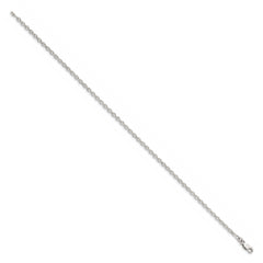 Sterling Silver 2.75mm Flat Link Cable Chain