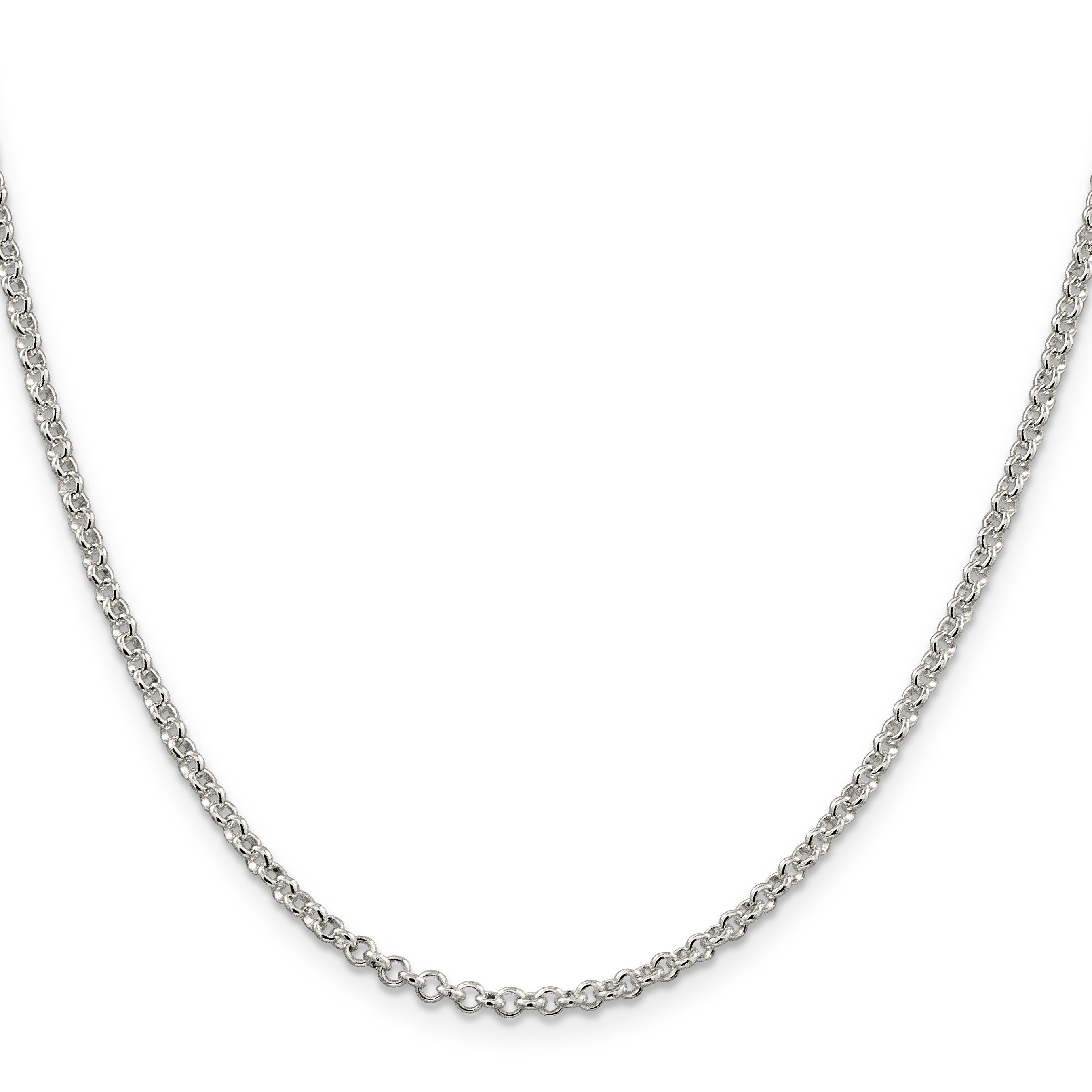 Sterling Silver 2.5mm Rolo Chain