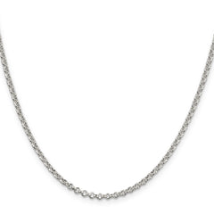 Sterling Silver 2.5mm Rolo Chain