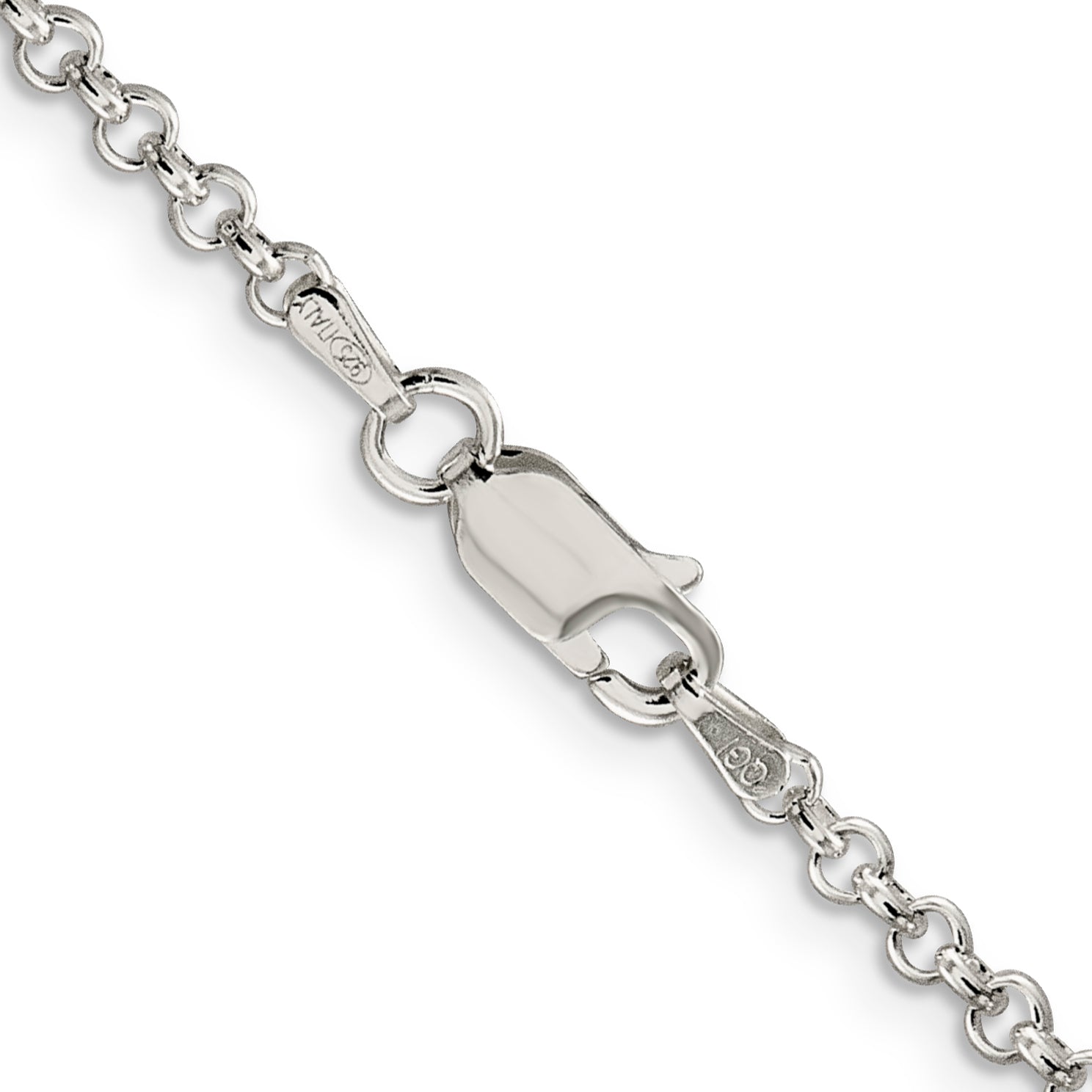 Sterling Silver 2.5mm Rolo Chain