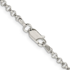 Sterling Silver 2.5mm Rolo Chain