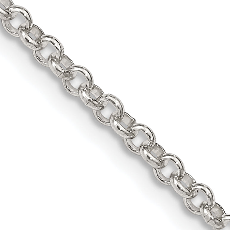 Sterling Silver 2.5mm Rolo Chain