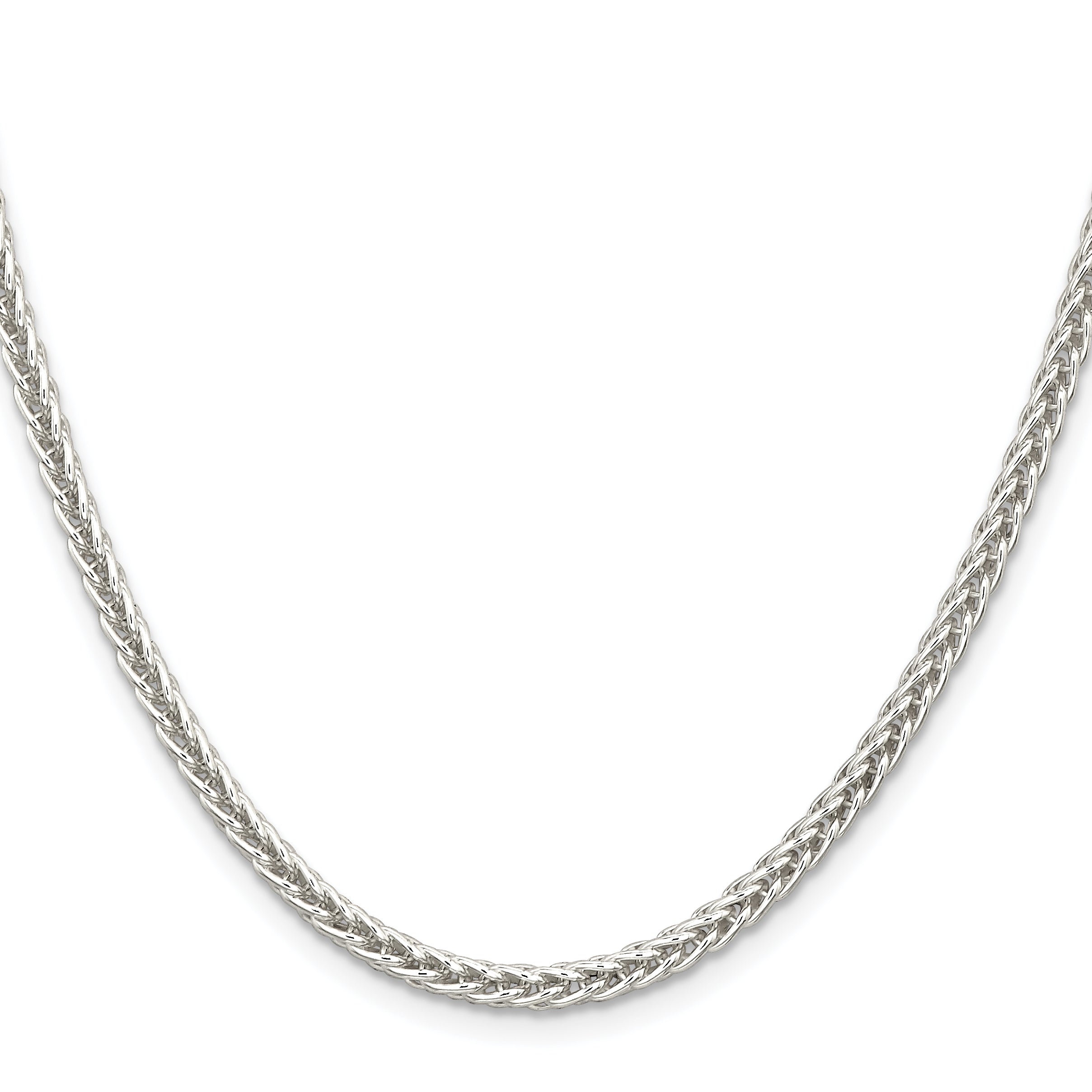 Sterling Silver 3mm Square Spiga Chain