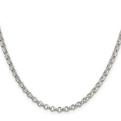 Sterling Silver 4mm Rolo Chain