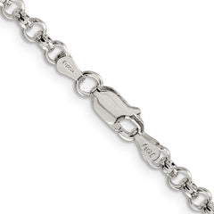 Sterling Silver 4mm Rolo Chain