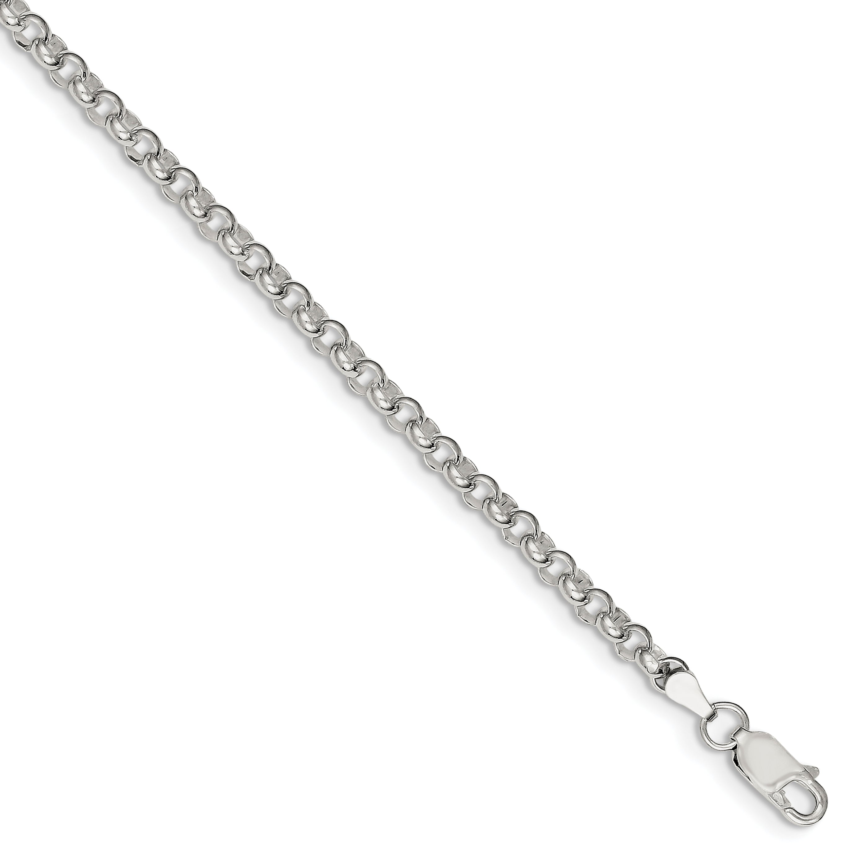 Sterling Silver 4mm Rolo Chain