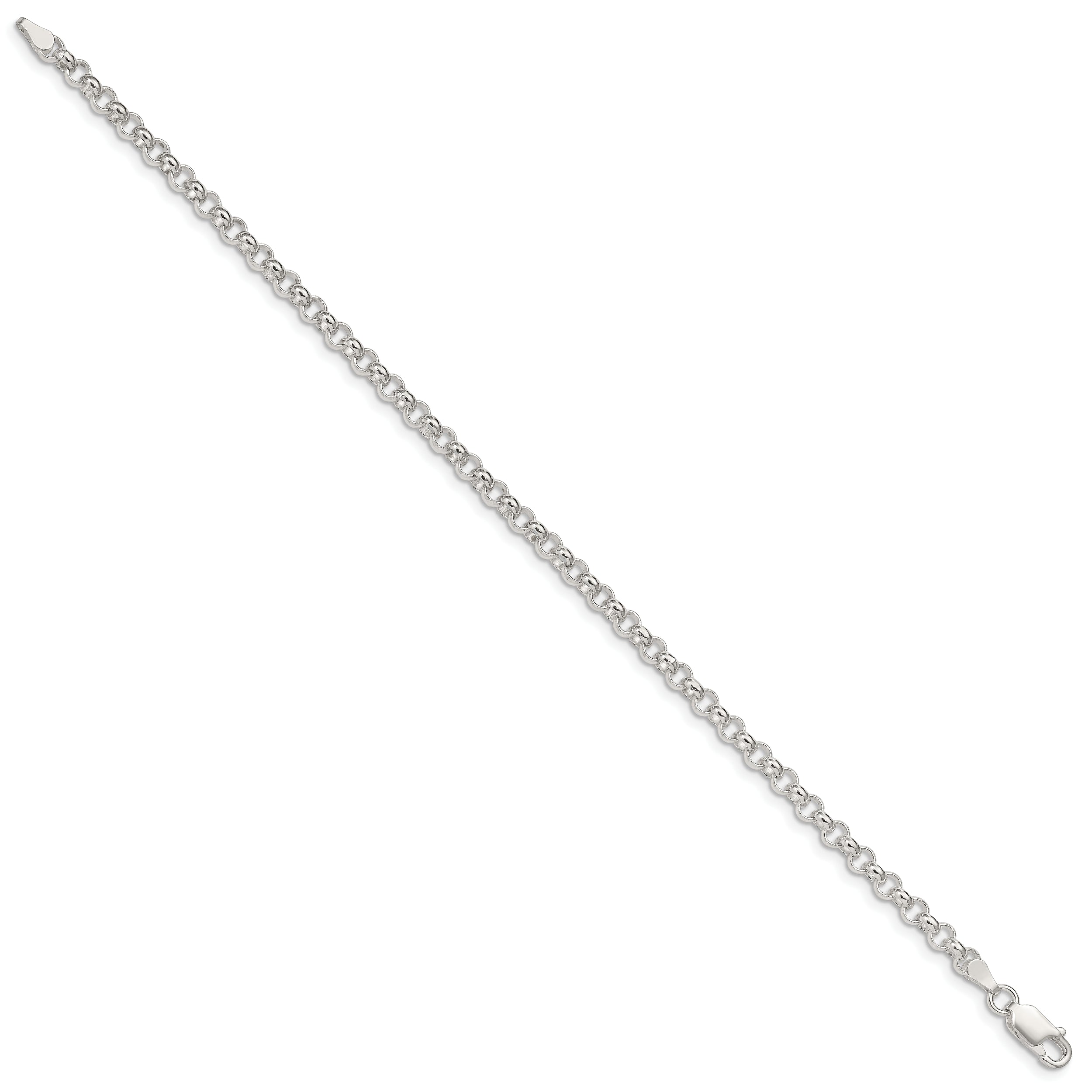 Sterling Silver 4mm Rolo Chain